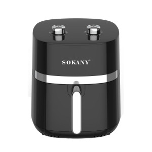 Аерогриль-фритюрниця SOKANY SK-10024 на 6,5 л  з терморегулятором, чорний