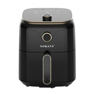 Аерогриль-фритюрниця SOKANY SK-10026 на 4,5 л з механічним керуванням, чорний