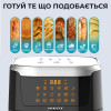 Аерогриль-фритюрниця SOKANY SK-10037 на 8.8 л з таймером та терморегулятором 1200 Вт, чорний