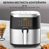Аерогриль-фритюрниця SOKANY SK-10037 на 8.8 л з таймером та терморегулятором 1200 Вт, чорний