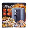 Аерогриль-фритюрниця SOKANY SK-8022G на 7,2 літри, сірий