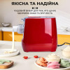 Автоматична машина для пасти/локшини/макаронних виробів SOKANY SK-1776 13 насадок, червоний