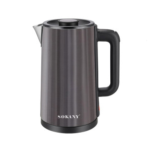Електрочайник SOKANY SK-09018 дисковий 3 л, шоколад