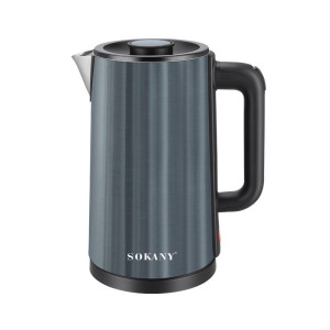 Електрочайник SOKANY SK-09018 дисковий 3 л, малахіт