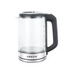 Електрочайник скляний SOKANY SK-09013 дисковий 2,5л, сталь