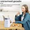 Електрочайник Sokany SK-0808W дисковий 1 л, білий