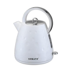 Електрочайник Sokany SK-1033 безшумний 1,7л, білий