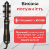 Фен-щітка для волосся Gemei GM-4825 з керамічним покриттям 2 в 1, чорний