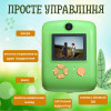 Фотоапарат дитячий із вбудованим принтером Yimi X-17 для фото та відео Full HD, зелений