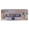 Йогуртниця домашня Sokany SK-2303 на 8 баночок з таймером, сталь