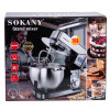 Міксер планетарний Sokany SC-623E із чашею із нержавіючої сталі на 10 л, сталь