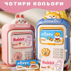 Скарбничка-сейф дитяча Rabbit з кодовим замком та відбитком пальця, рожевий