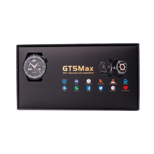 Смарт-годинник чоловічий SmartX GT5 Max з функцією дзвінка та GPS, срібло. Photo 2