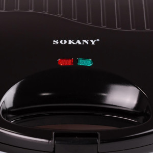 Горішниця електрична Sokany SK-805 з антипригарним покриттям на 12 горішків, чорний. Photo 3