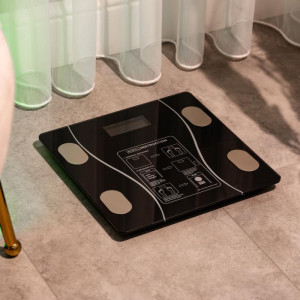 Фітнес-ваги з Bluetooth Scale one до 180 кг із додатком для смартфона, чорний. Photo 2