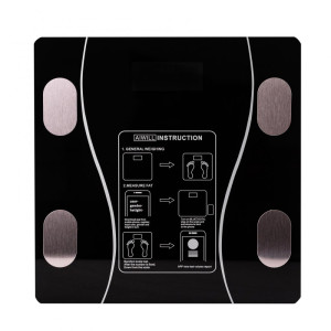 Фітнес-ваги з Bluetooth Scale one до 180 кг із додатком для смартфона, чорний