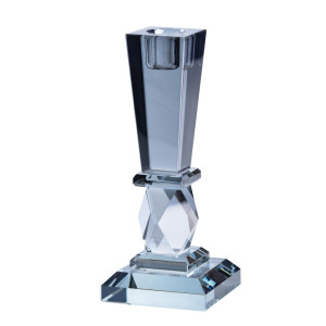Підсвічник скляний Night Crystal 22 см. Photo 2