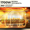Духовка електрична настільна SOKANY SK-10010 об'ємом 60 літрів з таймером, білий
