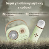 Портативна колонка з мікрофоном Platinum C-20 BT/TF/USB/FM з вологозахистом 5 Вт, зелена