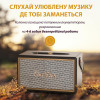 Портативна колонка OneDer D6 BT/TF/USB/AUX 40 Вт, коричнева