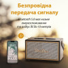 Портативна колонка OneDer D6 BT/TF/USB/AUX 40 Вт, коричнева