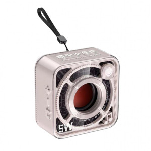 Портативна міні-колонка 5W BT/TF/USB/AUX 5 Вт, бежева