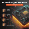 Портативна міні-колонка 5W BT/TF/USB/AUX 5 Вт, синя