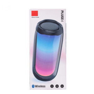 Портативна колонка Pulse 4 BT/TF/FM/AUX/USB з підсвіткою 10 Вт, чорна. Photo 2