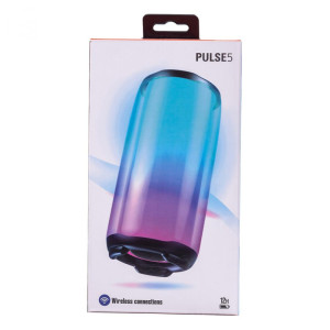 Портативна колонка Pulse 5 BT/TF/FM/AUX/USB з підсвіткою 8 Вт, чорна. Photo 2