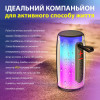 Портативна колонка Pulse 6 з мікрофоном BT/TF/FM/AUX/USB з підсвіткою 15 Вт, чорний