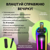 Акустика для вечірок KIMISO QS-4228 з мікрофоном та пультом ДК BT/TF/USB/AUX 3000 Вт, чорний