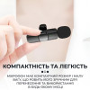 Комплект петличних мікрофонів K9 2 штуки для iOS та Android, чорний