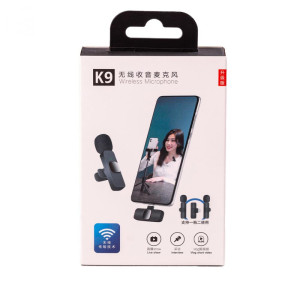 Комплект петличних мікрофонів K9 2 штуки для iOS і Android. Photo 2
