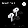 Бездротові Bluetooth-навушники SmartX Pro 2 Luxury вакуумні, білі
