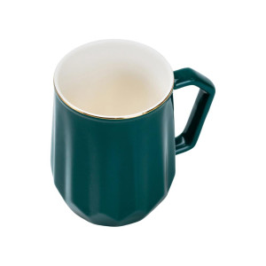 Чашка керамічна Fine Ceramics 400 мл, зелений. Photo 3