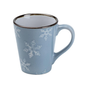 Столовий сервіз на 4 персони керамічний Snowflake, сірий. Photo 3