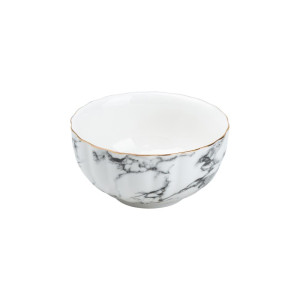 Столовий сервіз на 6 персон керамічний Marble, білий. Photo 3
