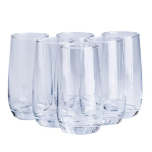 Набір склянок Deli Glass високих 6 штук по 360 мл, прозорий. Photo 3