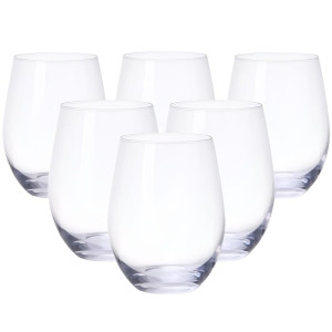 Набір склянок Deli Glassware 6 штук по 390 мл, прозорий