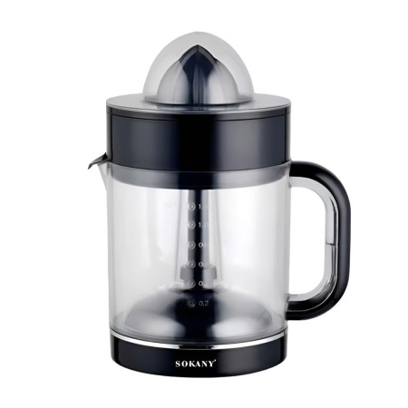 Соковижималка для цитрусових електрична Sokany SK-CZ-626 на 1,2 л, чорний