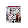 Професійний пилосос SOKANY SK-3571 з мішком 21 л та НЕРА-фільтром, червоний