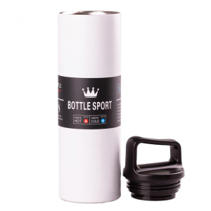 Термос Bottle Sport 500 мл з ручкою, білий. Photo 2