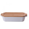 Набір блюд для запікання з кришкою керамічних від 1.8 л до 1 л прямокутні