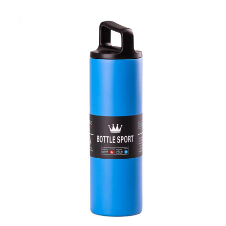 Термос Bottle Sport 500 мл з ручкою, синій