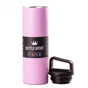Термос Bottle Sport 500 мл з ручкою, фіолетовий. Photo 3