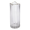 Ваза декоративна Glass Flower скляна 24.5 см, прозорий
