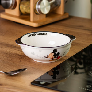 Глибока тарілка Mickey Mouse керамічна 400 мл, білий. Photo 2