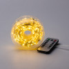 Гірлянда Роса нитка 1000 LED довжина 100 м від мережі, жовтий