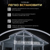 Гірлянда Бахрома вулична 810 LED 50 метрів, білий