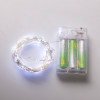 Гірлянда Роса нитка 100 LED довжина 10 м на батарейках, білий